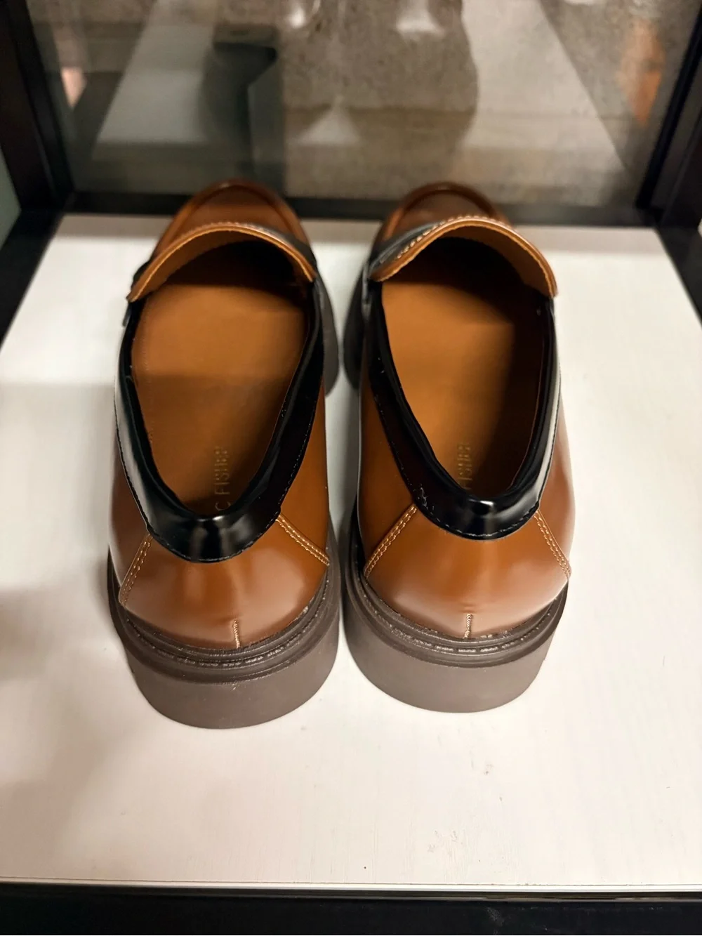 Women’s Brown Leather Penny Loafers